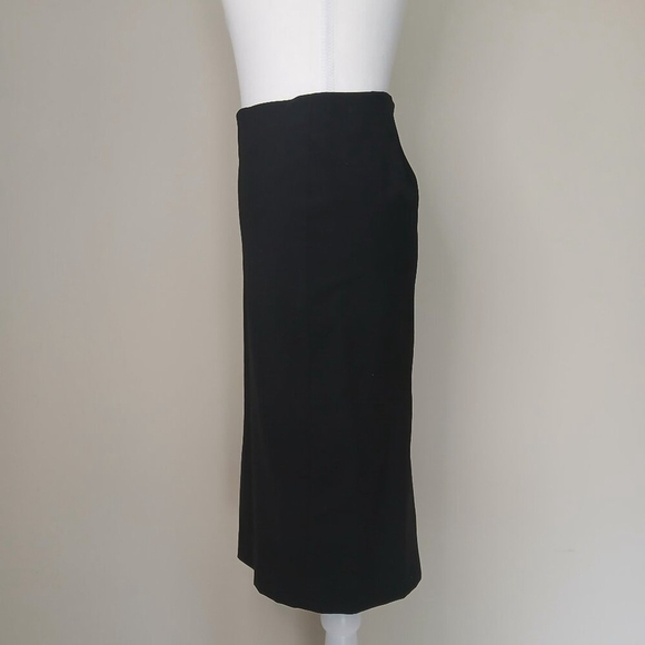 Theory Corpcore Pencil Edition Sleek Fitted Basic Skirt Wool Black Size 4 - Picture 5 of 8